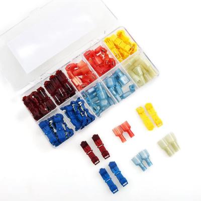 China 0.5-6mm ² Crimp Type T-Tap Wire High Quality Quick Connect Electrical Connector Plug Terminal Kit Assort for sale