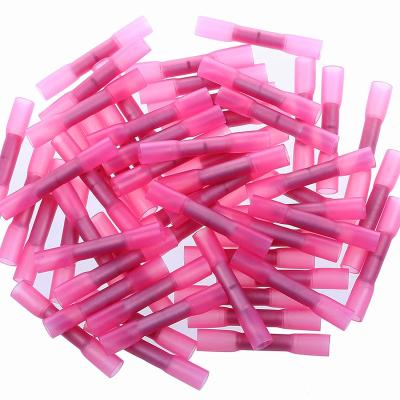China 0.5-1.5mm ² Good reputation cold pressed tube wire crimp butt heat shrink tube connector terminals for sale