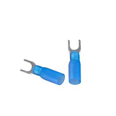 China 1.5-2.5mm ² Heat Shrink Insulated Ends Connector Automotive Copper U Wire Power Cable Type Electrical Cable Lug for sale
