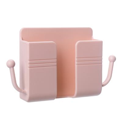 China Cable Bracket Pile Filler Filler Bracket Pink Wall Mounted Sundries Wall Mounted Small Storage Box for sale