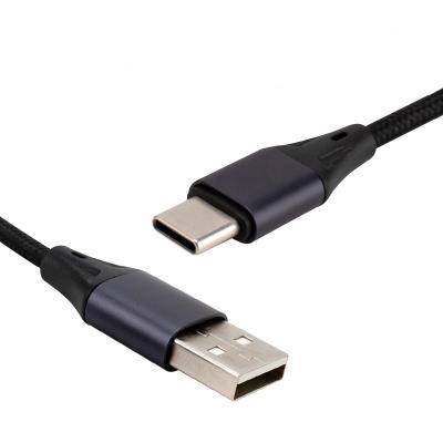 China Speed Fast Charging Type-C to Type C Cable Braided Mobile Phone Braided USB Type-C Cable Nylon Aluminum Alloy USB Data Charging Cable Type C for sale