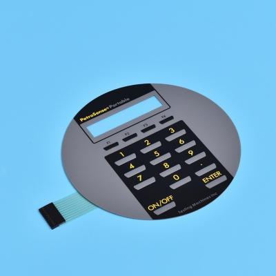 中国 5 キーボード 110 X 110mm 背景照明付きポリエステルキーボードスイッチパネル 販売のため