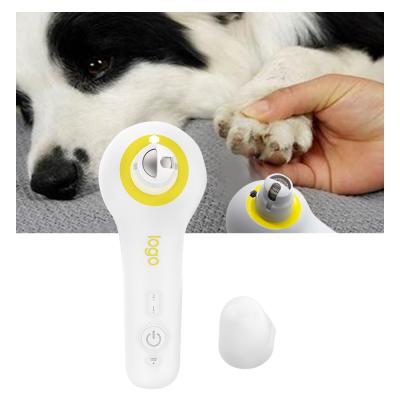 China 2 Speed WASPO Dog Nail Grinder Grinders Viable Rechargeable Electric Pet Nail Led Grinder for sale