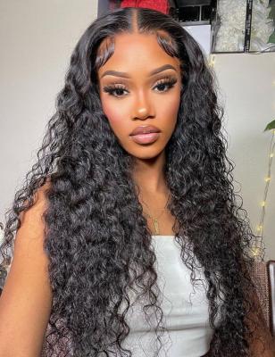 China 13x4 Transparent Human Hair Frontal XYS Hair Water Wave Human Hair for sale