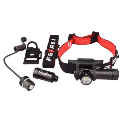 China High power of the best quality aluminum alloy headlamp aluminum alloy led flashlight good headlamp cheap price / 2x18650 rechargeable for sale