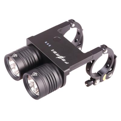 China Lightweight Ferei Lightweight Aerospace Aluminum Bike BL200 Black Bicycle Front Bike LED Light for sale
