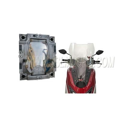 China Plastic CNC Injection Motorcycle Windshield Windshield Mold for sale