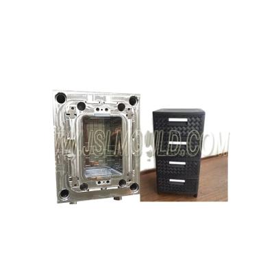 China Plastic Injection Rattan Cabinet Drawer Plastic Mold for sale