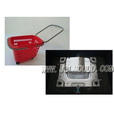 China Professional Plastic Supermarket Shopping Basket Plastic Mold for sale