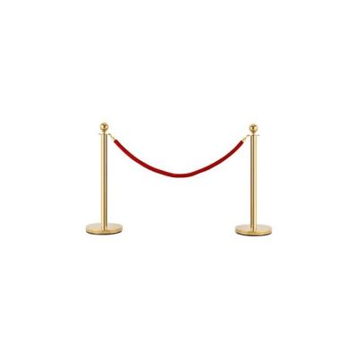 China 201# Stainless Steel Main Conventional Post Rope Fence With Ball Top for sale