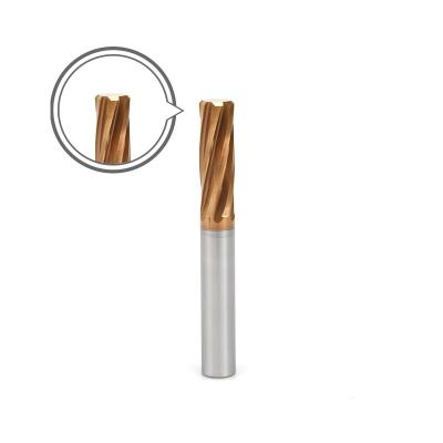 China High Speed Cutting Customized 6 Flute Throwing Solid Carbide Reamer With Straight Shank for sale
