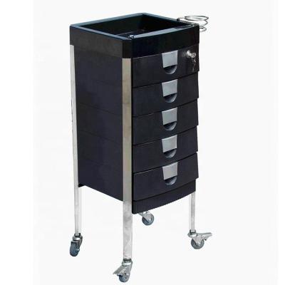 China Portable Modern Style Beauty Salon Trolley Trolley With Lock for sale