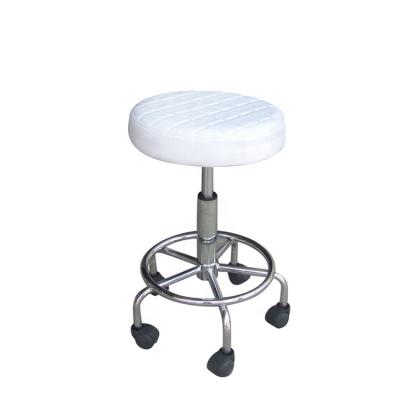 China Barber Chair White Custom Hydraulic Rolling Adjustable Barber Chair for sale