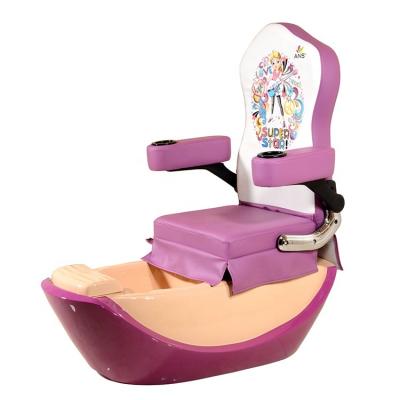 China Pink Durable Modern Beauty Massage Kid Pedicure Spa Chair for sale