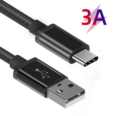 China Fast Speed Charging Nylon Braided Metal Shell Quick Charge Aluminum Micro USB2.0AM To TYPE C Micro Cable For Mobile Phone Cable for sale
