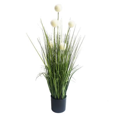 China Minimalist Large Snowball Artificial Grass, Reed, Foxtail, Plants Large Bonsai Green Plant Interior Design for sale