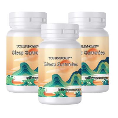 China Valerian Root Mixed Berry Sleep Aid Gummies Fast Long Sleep Deep Natural Wake Up Best Sleep Health Nervous System for sale