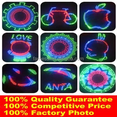 China 48leds Multicolor Programmable Bike Wheel Lights, Waterproof, Mini CE Certification for sale