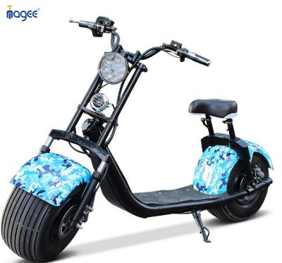 China CE Unisex Fast Speed 40kmh 1500W Chopper Adult Citycoco Motorcycle Motorbike for sale