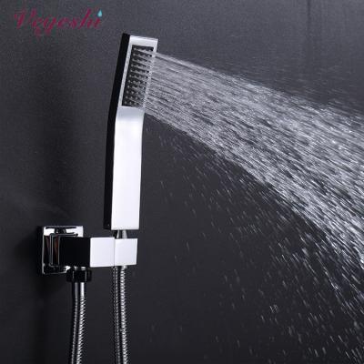 China Handless Needle Vegeshi Shower Head Set With 1500MM Stainless Steel Shower Hose And Brass Shower Holder for sale