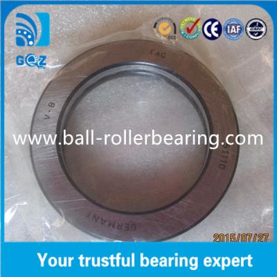 China Acero cromado 51110 rodamiento de bolas de empuje de dos vías C0 C1 en venta