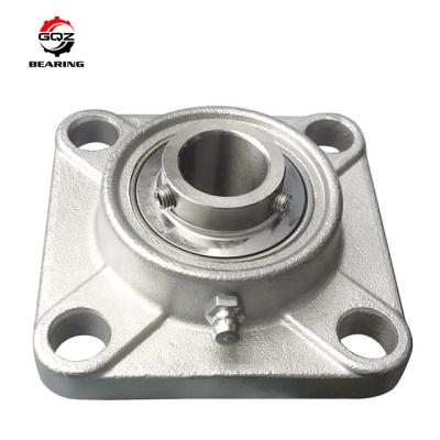 China Shaft 40mm Square Flanged Housing UCF208 Pillow Block Four Bolt 40x130x51.2 mm for sale