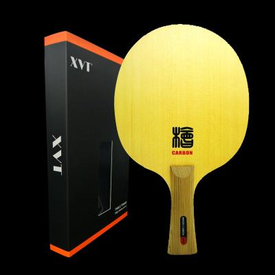 China 5 wood+2 ZL carbon Fiber XVT Professional HINOKI AC Carbon Table Tennis Blade/ pingpong Blade/ table tennis bat for sale