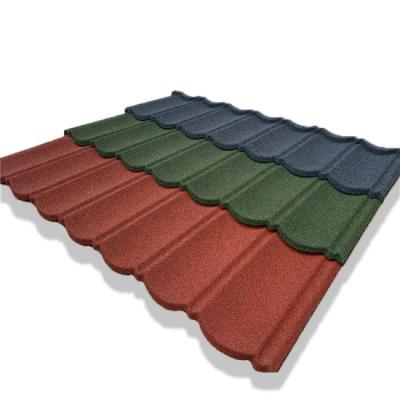 China Bond Classic Tiles Stone Coated Aluzinc Metal Roofing Tiles Wave/Shingle/Elite/Groove/Roman Tiles 50 anos de garantia à venda