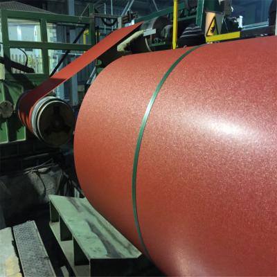 China Matt Anti Scratch Textured Matte Surface Prepainted Galvanized Wrinkle Colour Coated Steel Coil PE Regular SMP HDP for sale