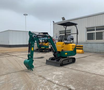 China Mini Excavator Digging Machinery Mini Excavator Earth Moving Machine For Sale New Excavator Price 0 8 Ton 1 Ton 2 Ton Max Clearance Cylinder Power SINGLE Engine for sale