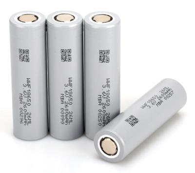 China 3.6V 2600mAh Rechargeable Li Ion Battery 18650 Battery For Low Temperature for sale