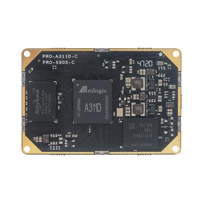 China AMLOGIC A311D 4K 5T NPU Rongpin amlogic PRO-A311D PRO-A311D Development Board A311D Core Board for sale
