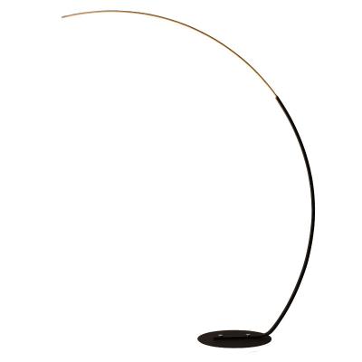 China Nordic modern living room floor lamp arc stance floor lamp for living room bedroom corner led lamp acrylic shade 3 color dimming for sale