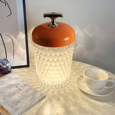 China Modern Portable Desk Lamp Crystal Wireless Charging Led Desk Lamp for sale