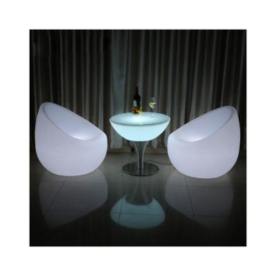 China Modern Manufacturer Price Light Furniture Sofa Led Chair With Luminous for sale