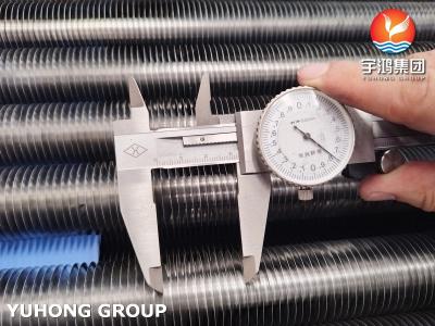 China Eingebettete Flossenröhre ASTM A179 Aluminiumstreifen Al1060 für Luftkühler zu verkaufen