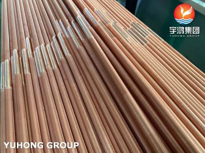 China ASTM B111 C12200 Tubos sem costura de cobre e aço Tubos de barbatana baixa para trocadores de calor à venda