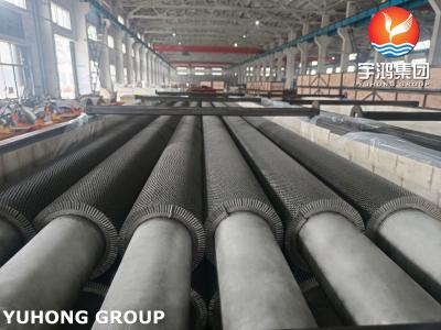 중국 ASTM A312 TP304H 열 복원 시스템용 SS304H 핀과 함께 톱니 모양의 핀 튜브 판매용