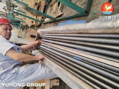 China ASTM A179 Carbon Steel G Type Embedded Fin Tube With Aluminium Strip For Air Cooler for sale