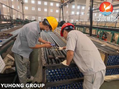 China ASME SA209 Type G Embedded Finned Tubes With Aluminum 1060 Fins For High Temperature Heat Exchangers for sale