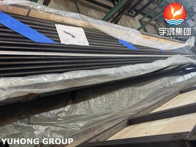 China Carbon Steel Seamless ASTM A179 Wound Fin Tube LL Type Fin Thk 0.4mm For Air Cooler for sale