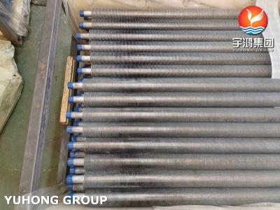 China ASTM A269 TP304 Extruded Finned Tubes With Aluminum 1060 Fins For Air Coolers Fin Height 17MM Fin Thick 0.2-0.4MM for sale