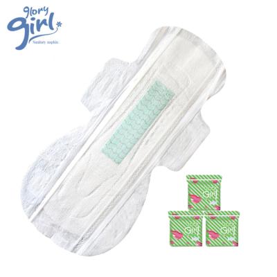 China Free Sample Breathable Daily Use Disposable Sanitary Napkins Bamboo Fiber Lady Menstrual Period Pad Supplier for sale