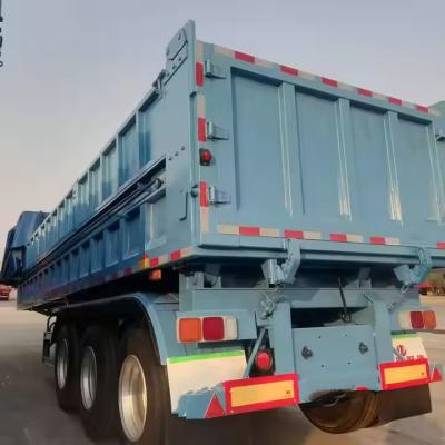 China CIMC High Strength Steel 3-Axle Dump Trailer Side Dump Semi-Truck with Factory Price Commercial Truck Trailers for sale