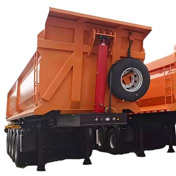 China Afrika-Schwerlastdump Truck Semi-Trailer: Konzipiert für den effizienten Transport und Entladen von Schüttgut und Abfall zu verkaufen