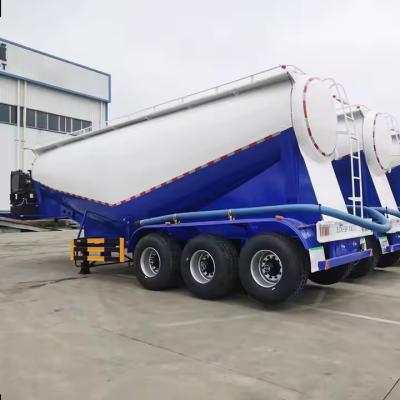 China Hohe Qualität 3 Achsen 28-60 Tonnen Großbetriebsbeton-Tanker Semi-Anhänger Zement Silo Semi-Anhänger zu verkaufen