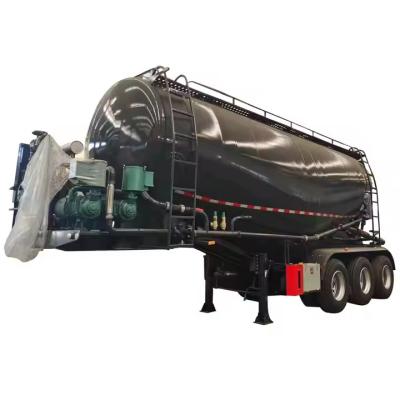 China China Fabrik Billiges Preis Zement Schüttler Anhänger 4 Alex 45cbm Pulver Schüttler Zement Tanker Lastwagen Transporter Zement Tank zu verkaufen