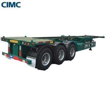China Hot selling 3 Axles High Quality Heavy Load Capacity Trailer Skeleton Parts Container Transportation for sale