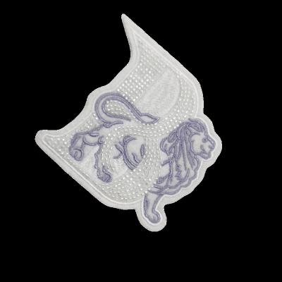 China Viable Embroidery Custom Made Hot Sale Pearl Patch Garment Animal Embroidery for sale