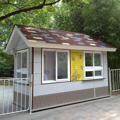 China High Quality Modern Security Guard House Outdoor Sentry Box Prefab Guard Cabin for sale